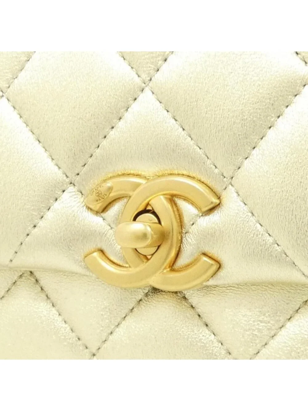 Chanel Bag Handbag Gold